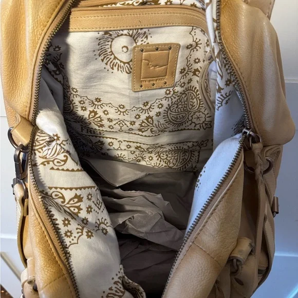 We the Free EMERSON Tote Bag Free People Italian Straw - Picture 5 of 7